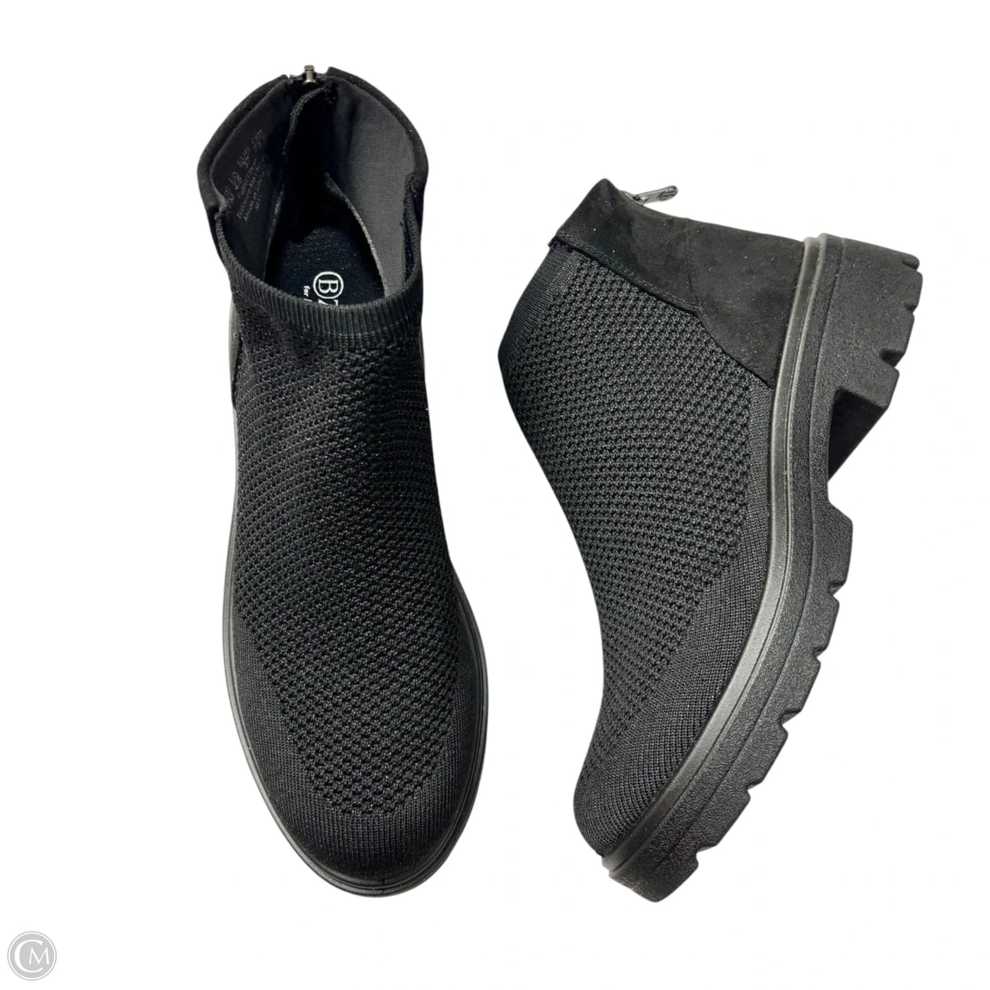 Boots Ankle Flats By Bzees In Black, Size: 7