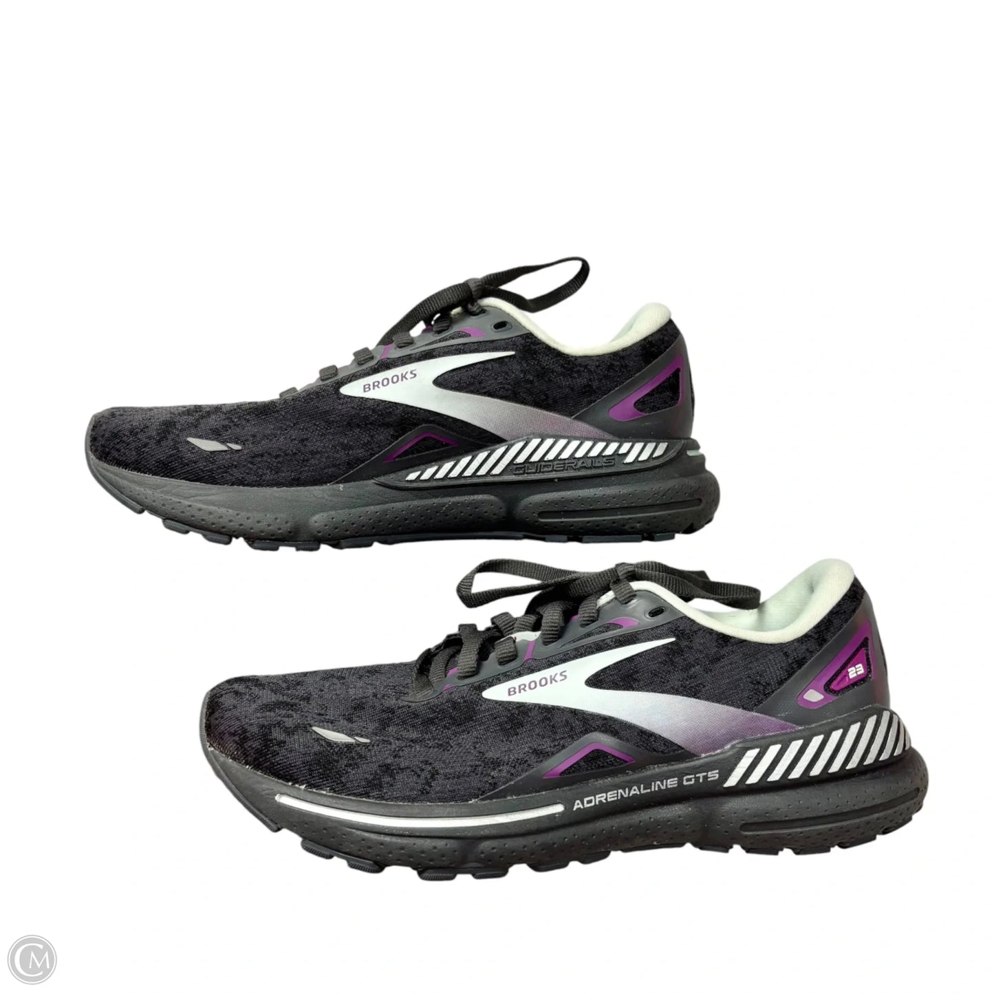 Shoes Athletic By Brooks In Grey & Purple, Size: 7