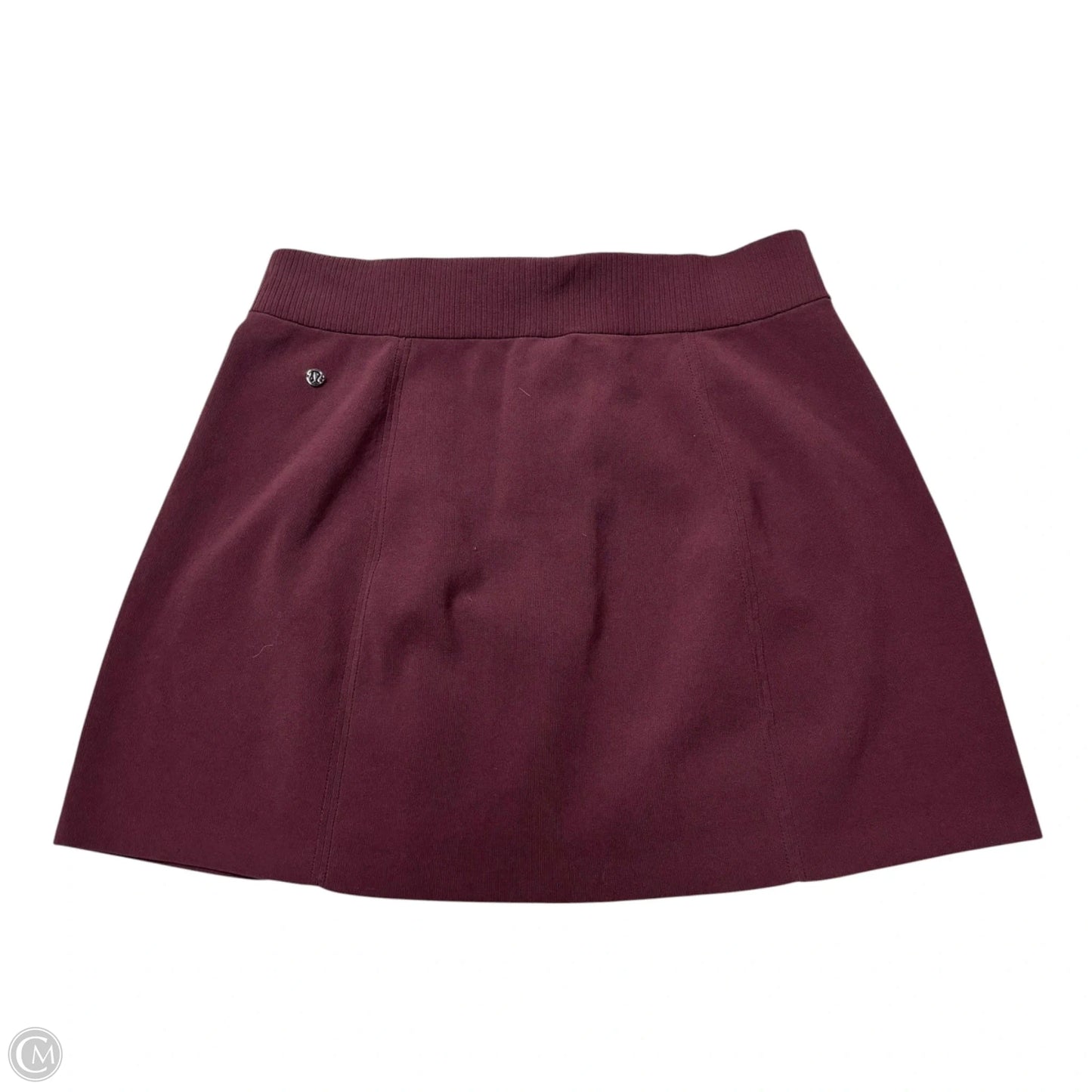 Athletic Skirt By Lululemon In Maroon, Size: M