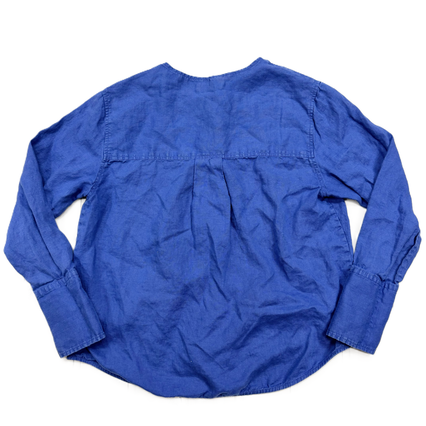 Top Long Sleeve By Everlane In Blue, Size: S