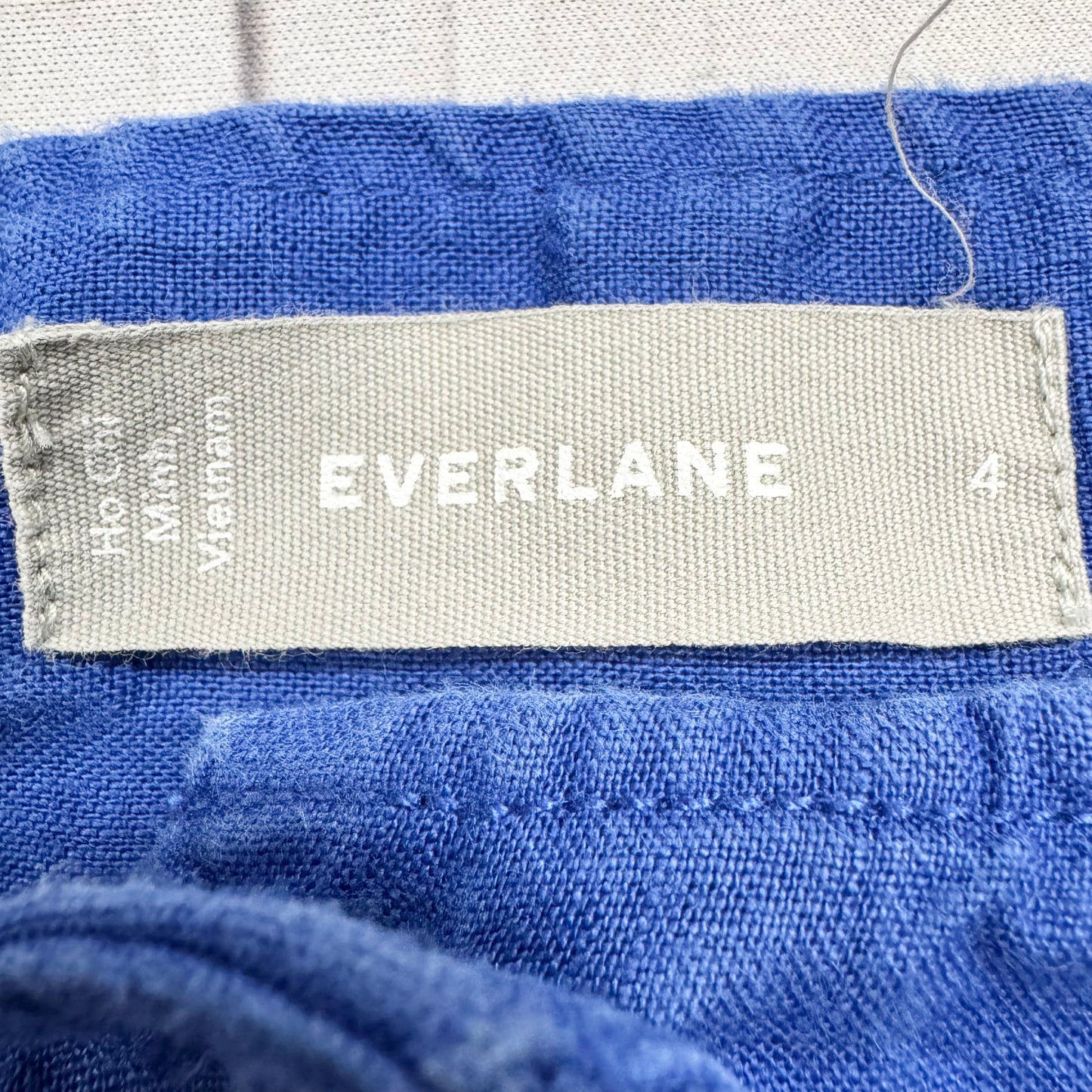 Top Long Sleeve By Everlane In Blue, Size: S