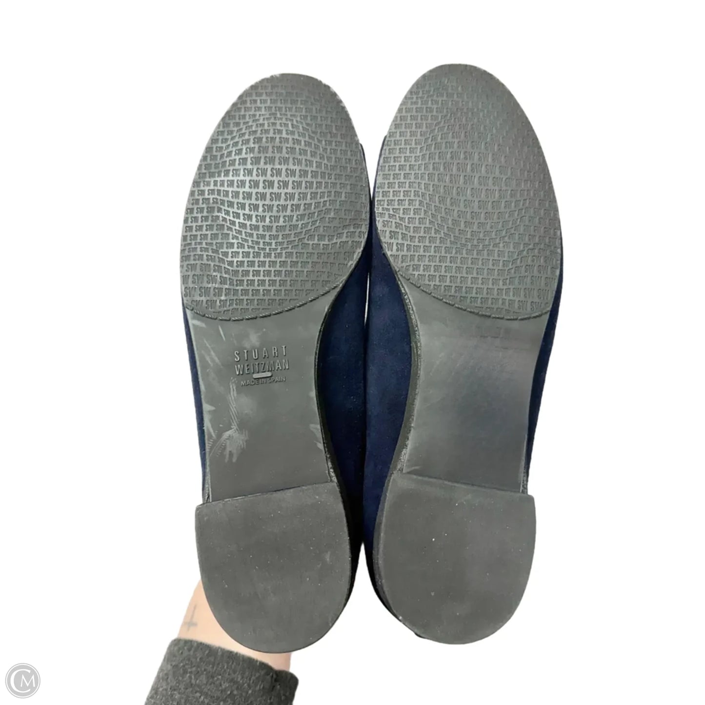 Shoes Flats By Stuart Weitzman In Navy, Size: 7