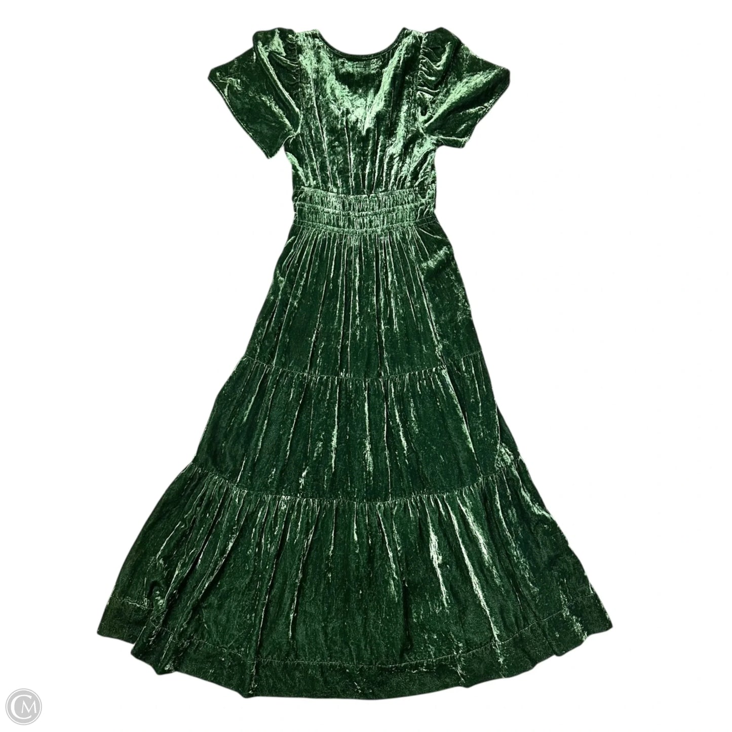 Dress Casual Midi By Anthropologie In Green, Size: Xxs