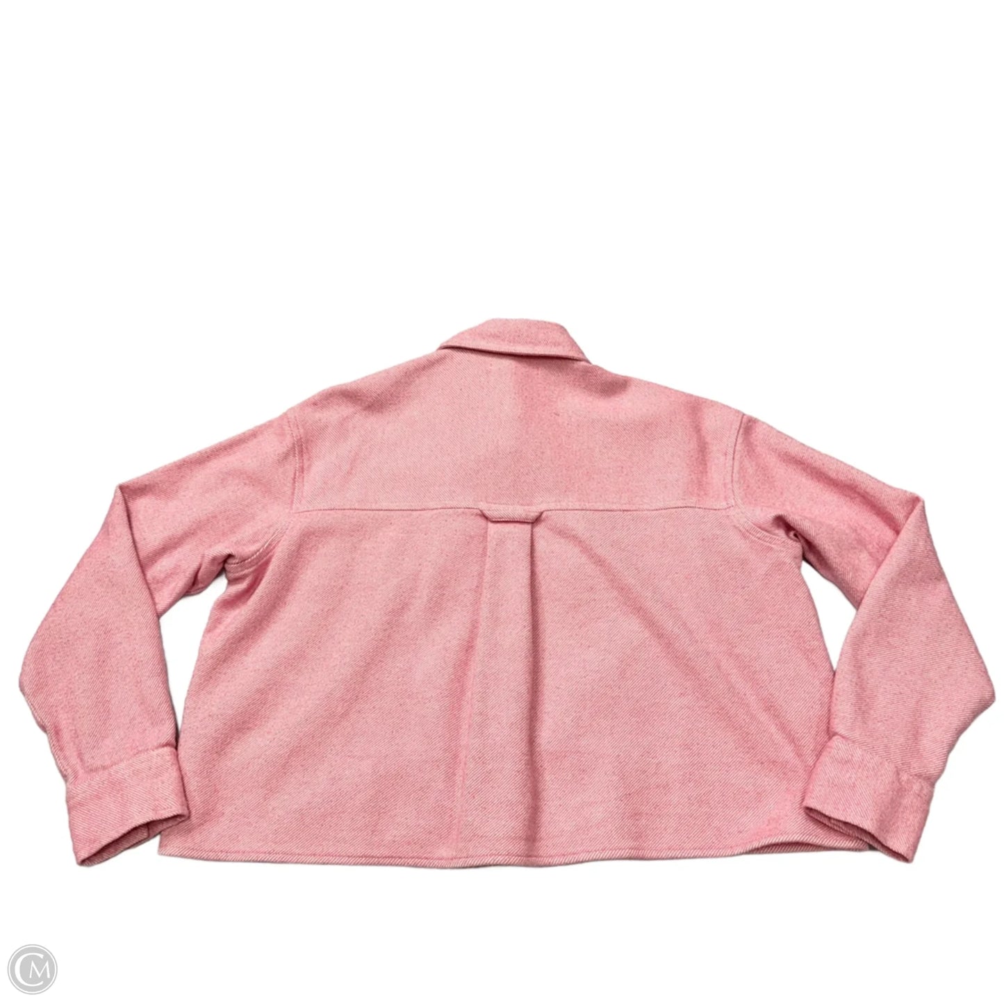 Jacket Shirt By Madewell In Pink, Size: Xxs