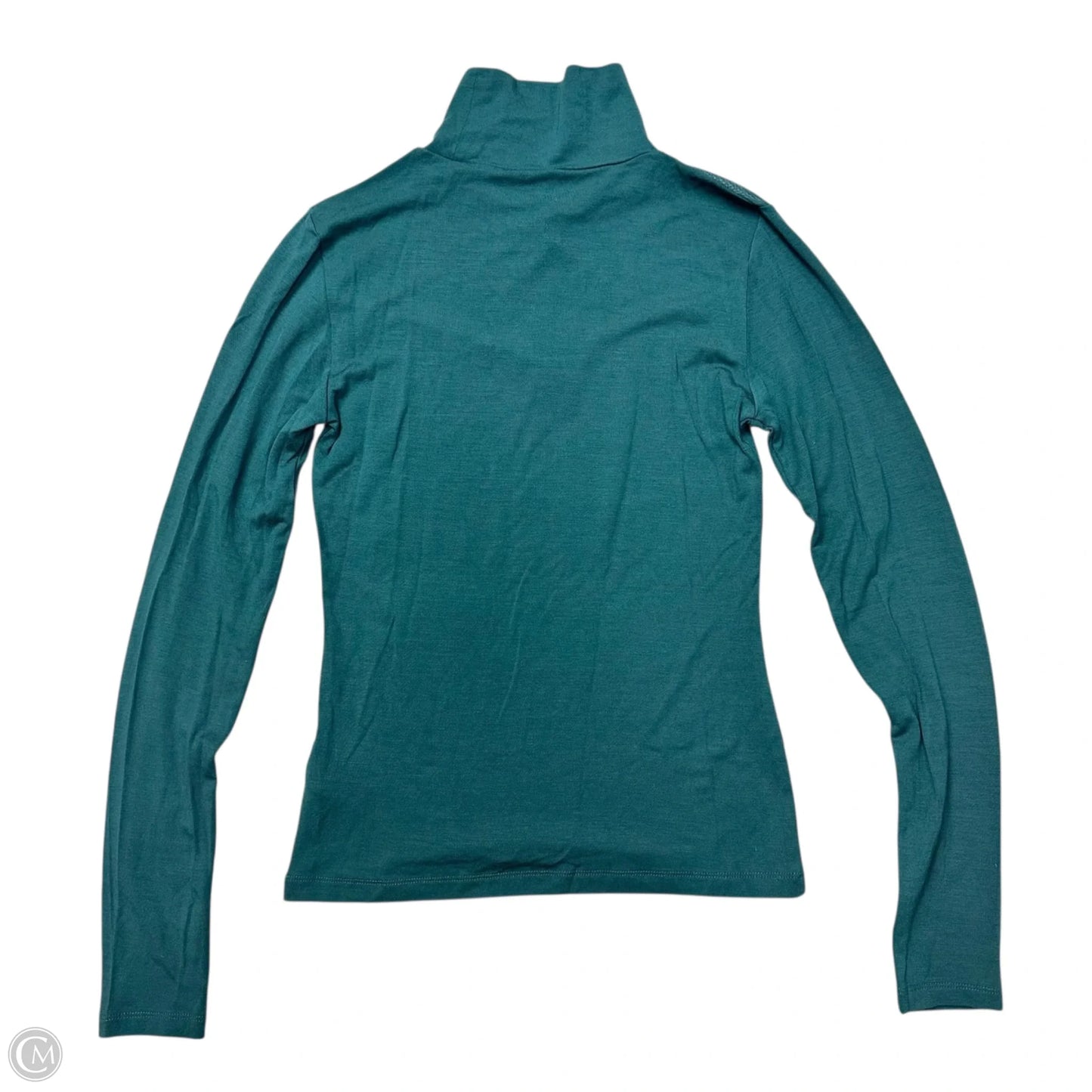 Top Long Sleeve Basic By Anthropologie In Green, Size: Xs