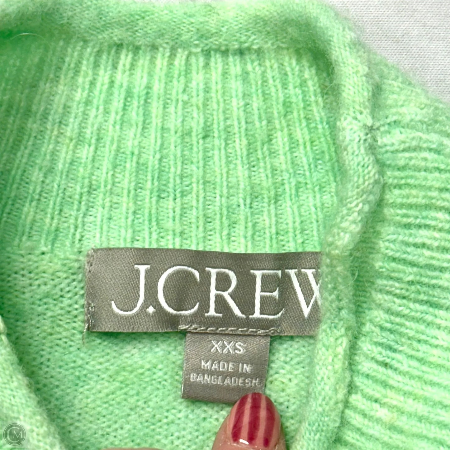 Sweater By J. Crew In Green, Size: Xs