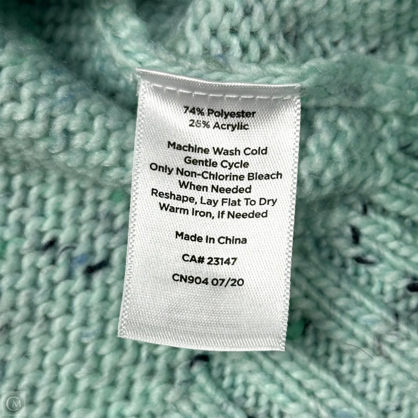 Sweater By Talbots In Blue, Size: 1x