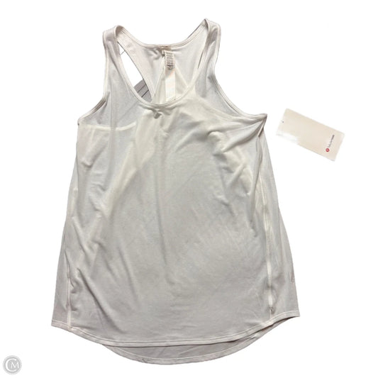 Athletic Tank Top By Lululemon In White, Size: S