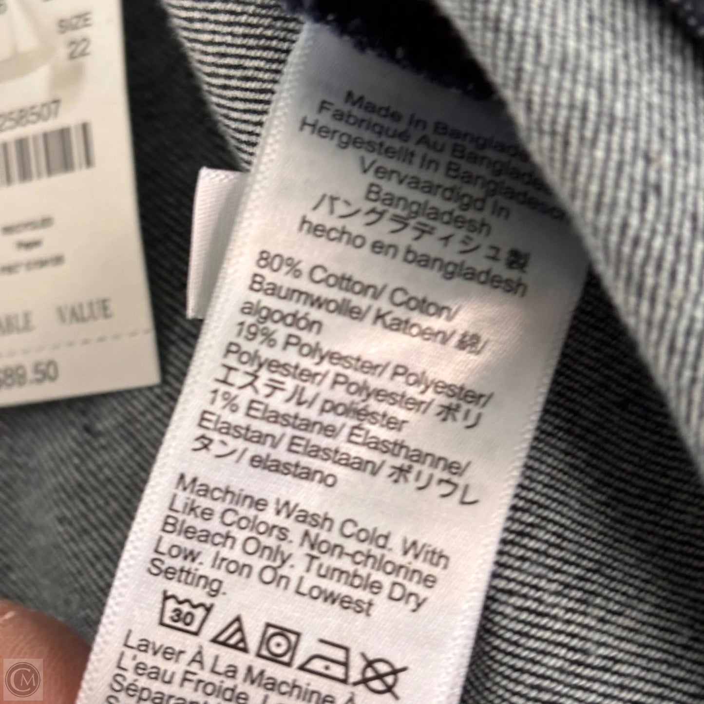 Skirt Midi By J. Crew In Blue Denim, Size: 3x