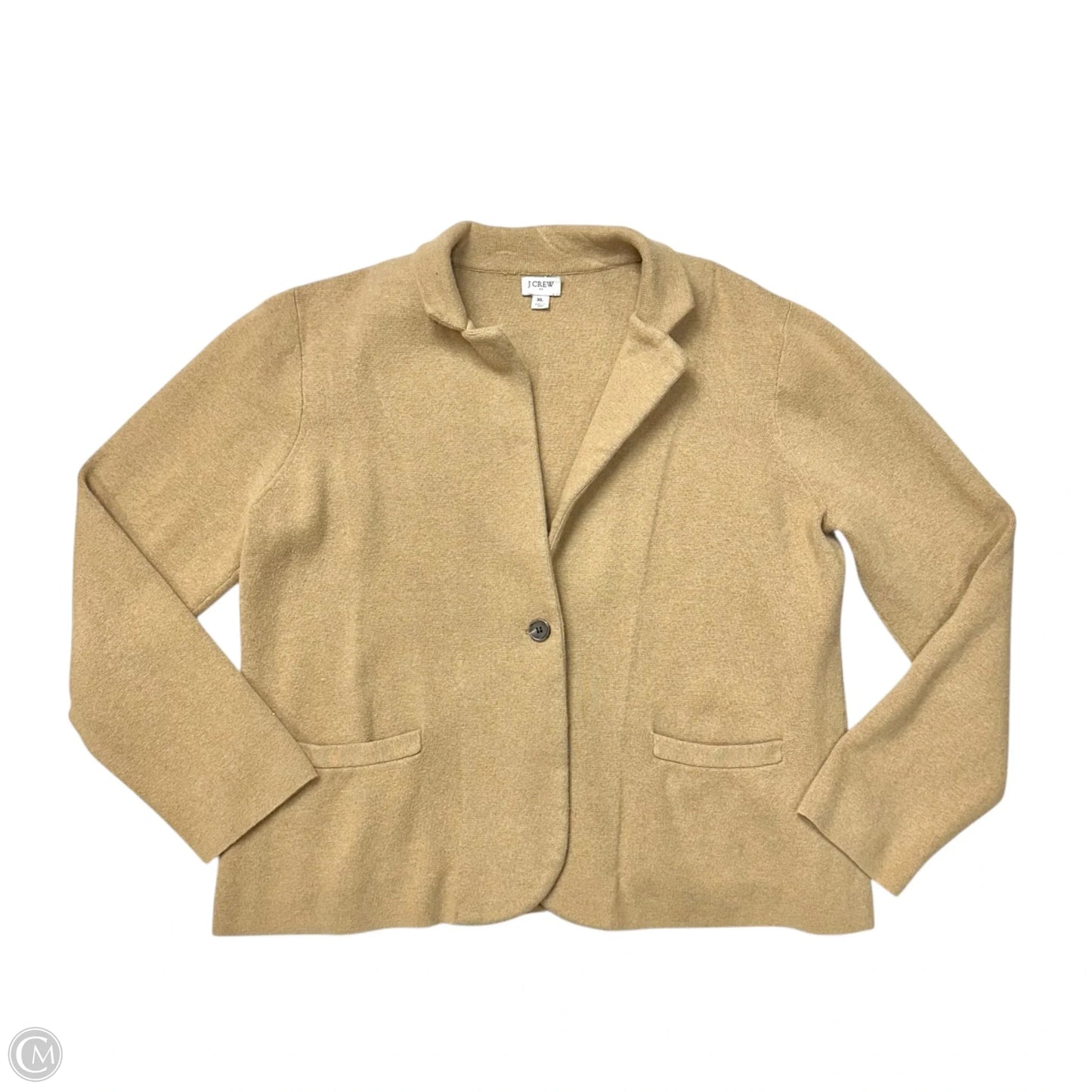 Cardigan By J. Crew In Tan, Size: Xl
