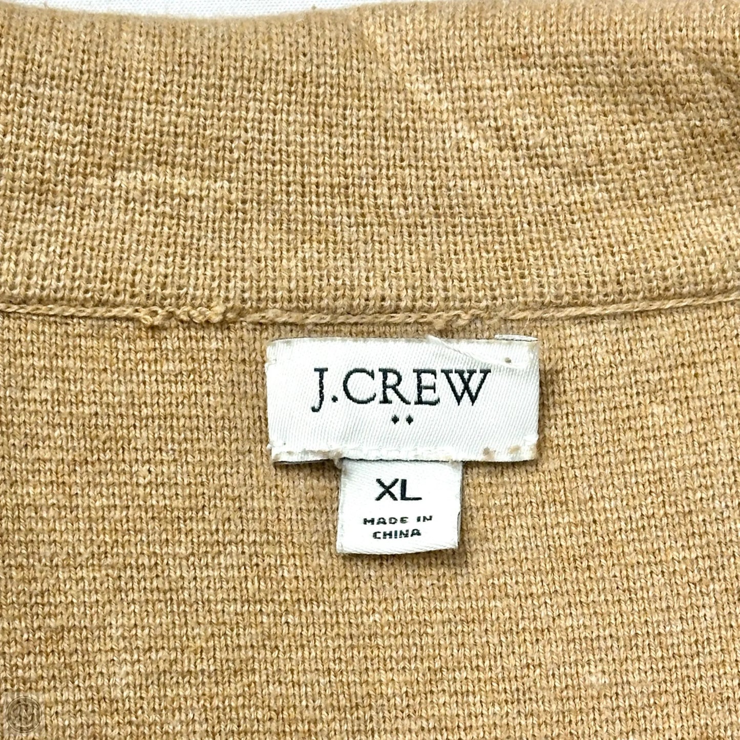 Cardigan By J. Crew In Tan, Size: Xl