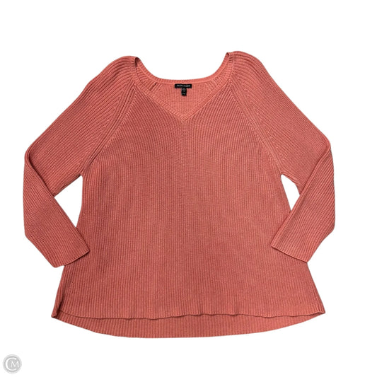 Sweater By Eileen Fisher In Pink, Size: Xl