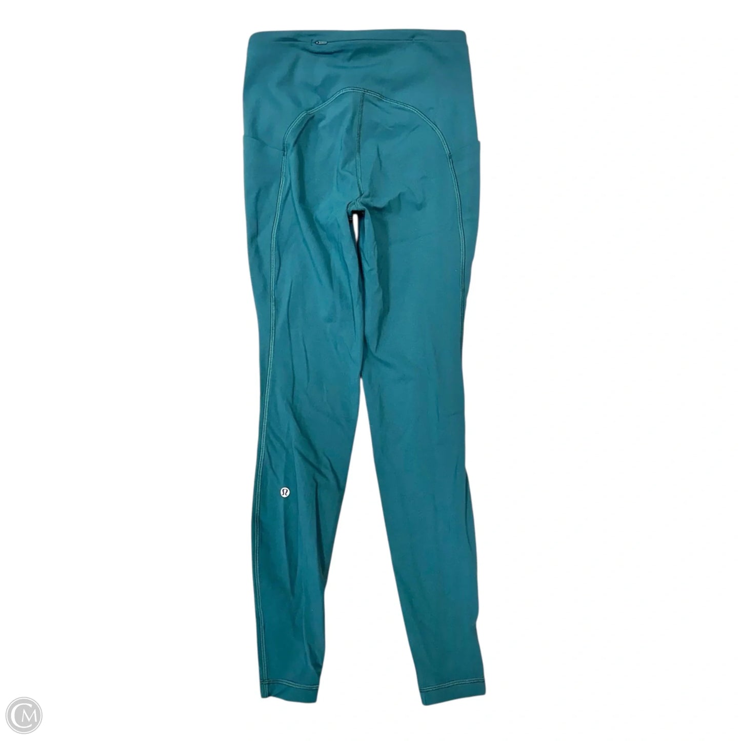 Athletic Leggings By Lululemon In Teal, Size: 4