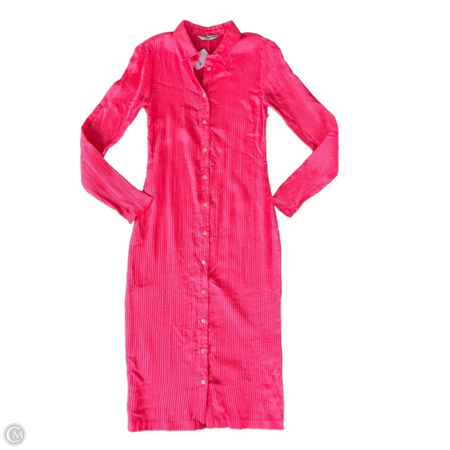Dress Casual Midi By Amanda Uprichard In Pink, Size: S