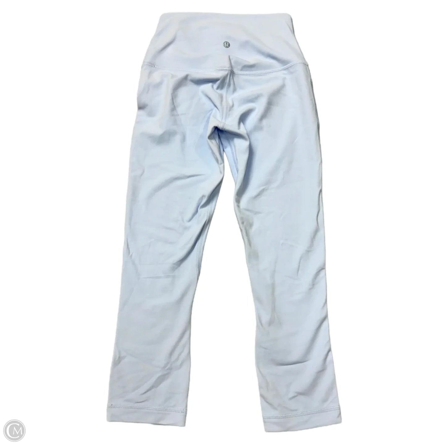 Athletic Capris By Lululemon In Blue, Size: 4