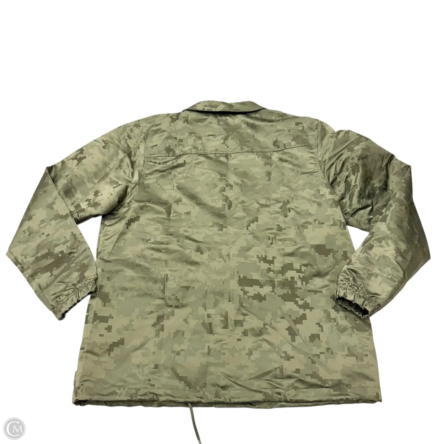 Jacket Windbreaker By Nike Apparel In Green, Size: Xl