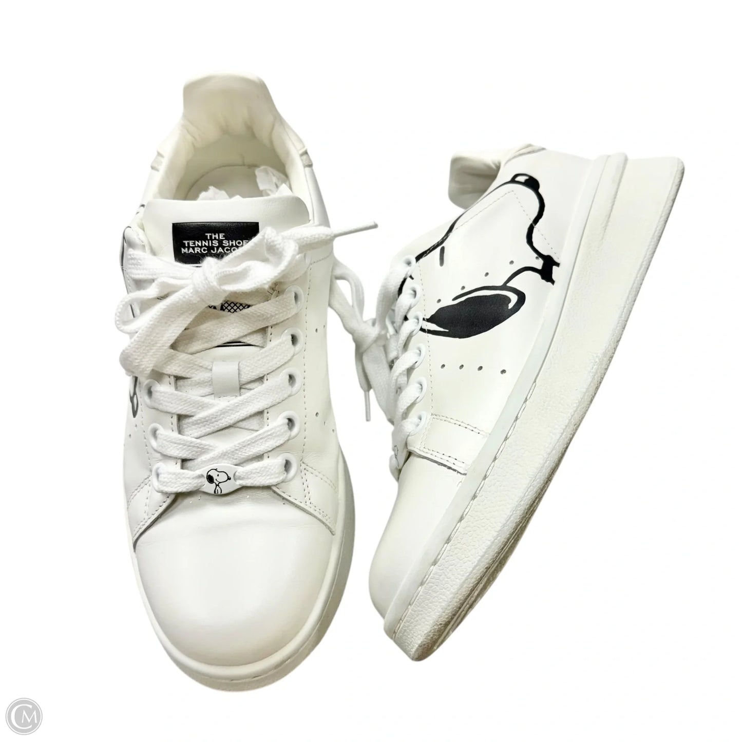 Shoes Luxury Designer By Marc Jacobs In White, Size: 10