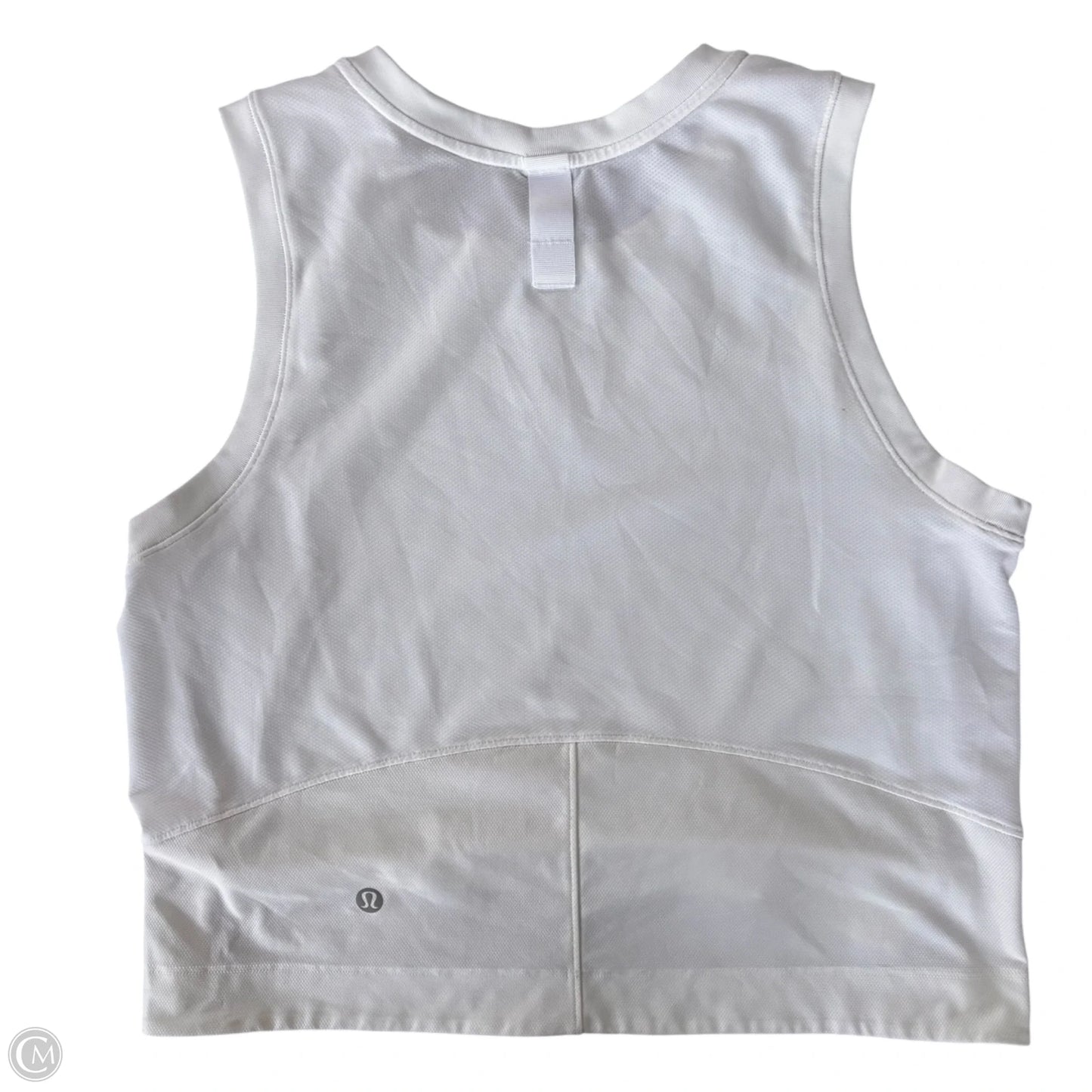 Athletic Tank Top By Lululemon In White, Size: S