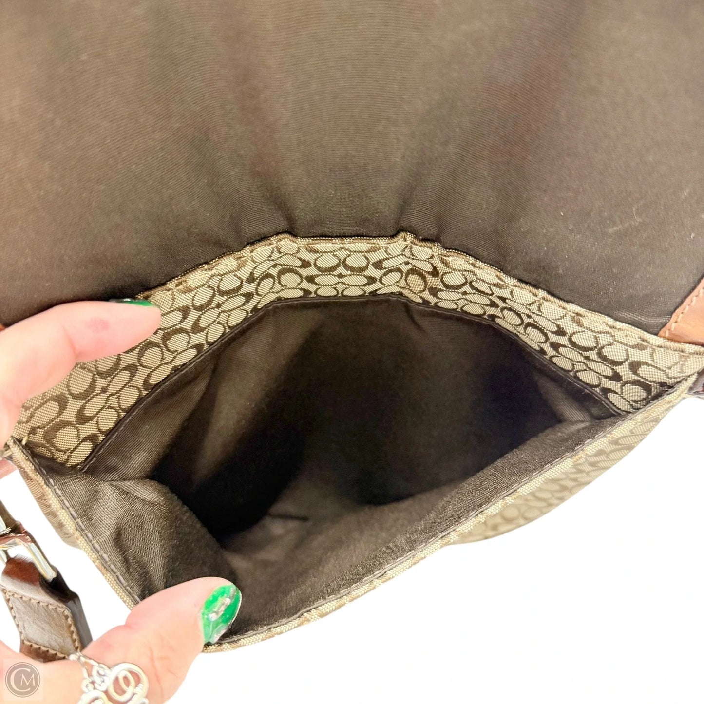 Crossbody Designer By Coach, Size: Medium