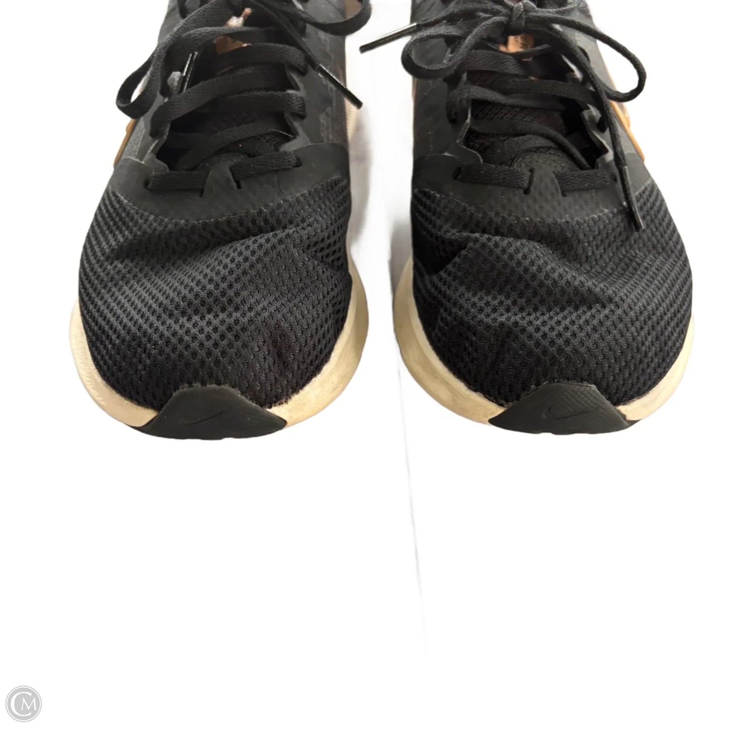 Shoes Athletic By Nike In Black & Gold, Size: 8