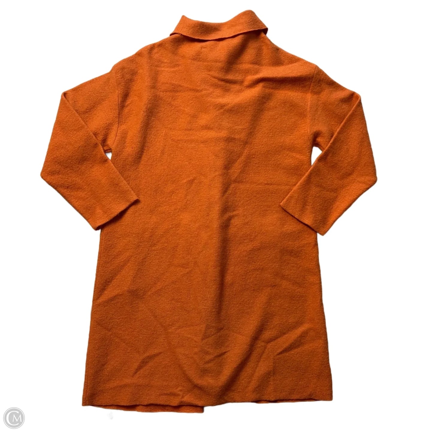 Coat Wool By Marconi In Orange, Size: L