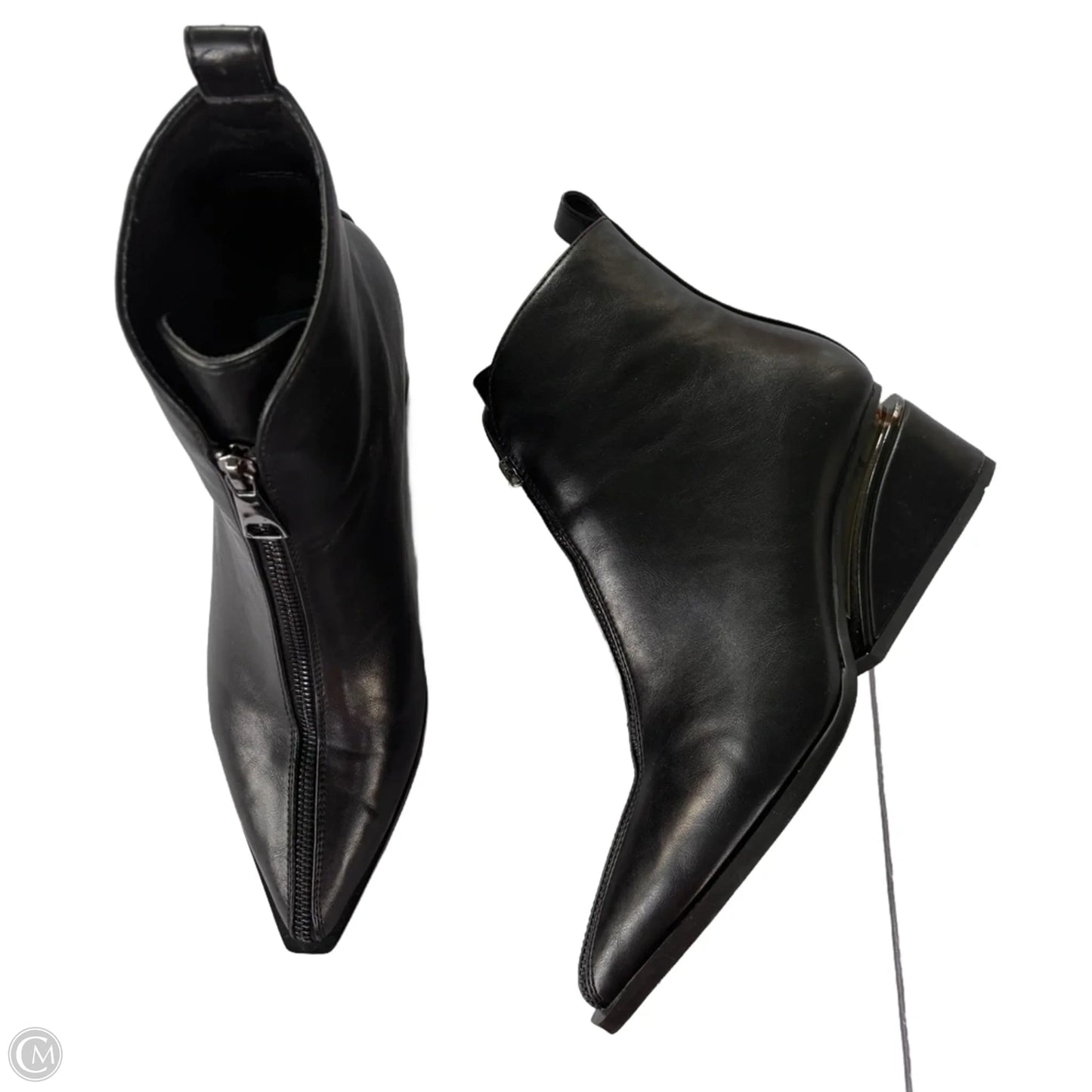 Boots Ankle Heels By Torgeis In Black, Size: 9