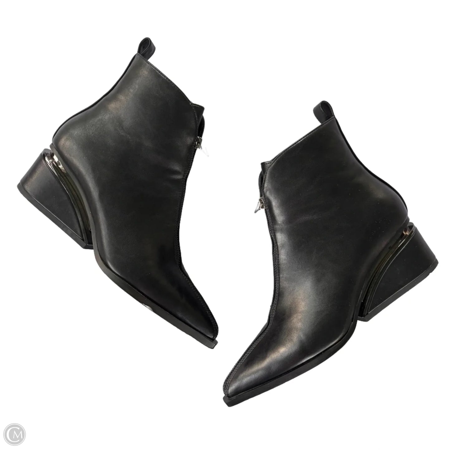 Boots Ankle Heels By Torgeis In Black, Size: 9