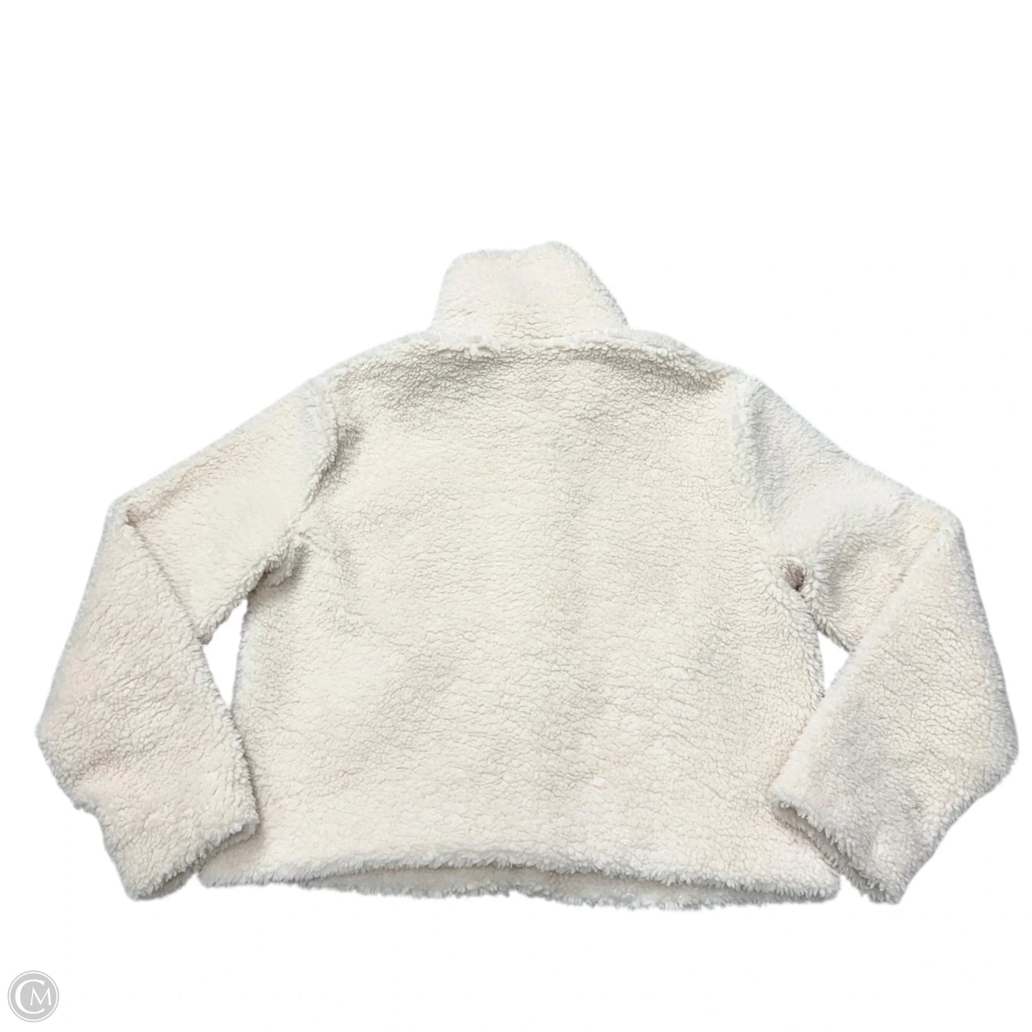 Jacket Faux Fur & Sherpa By Beyond Yoga In Cream, Size: M