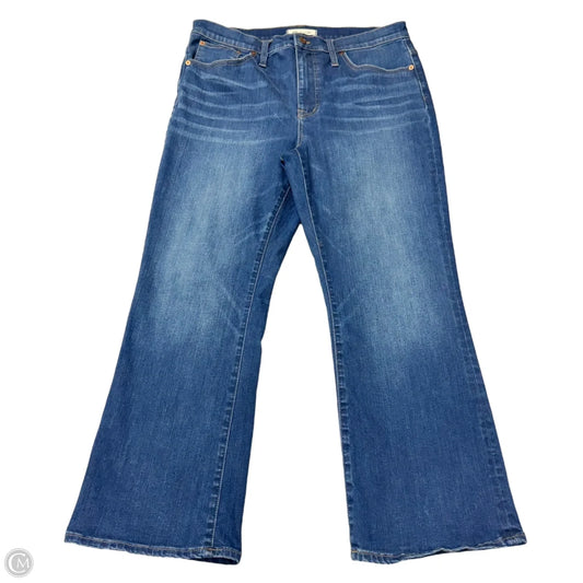 Jeans Boot Cut By Madewell In Blue Denim, Size: 12