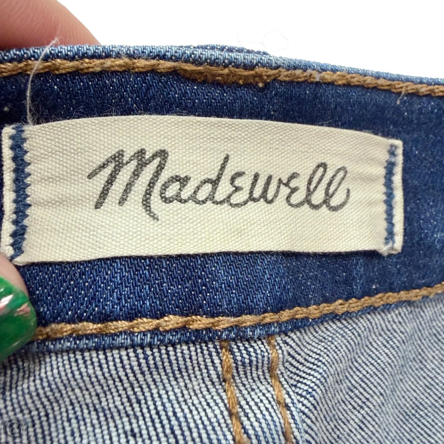 Jeans Boot Cut By Madewell In Blue Denim, Size: 12