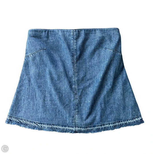 Top Strapless By Rag And Bone In Blue Denim, Size: L