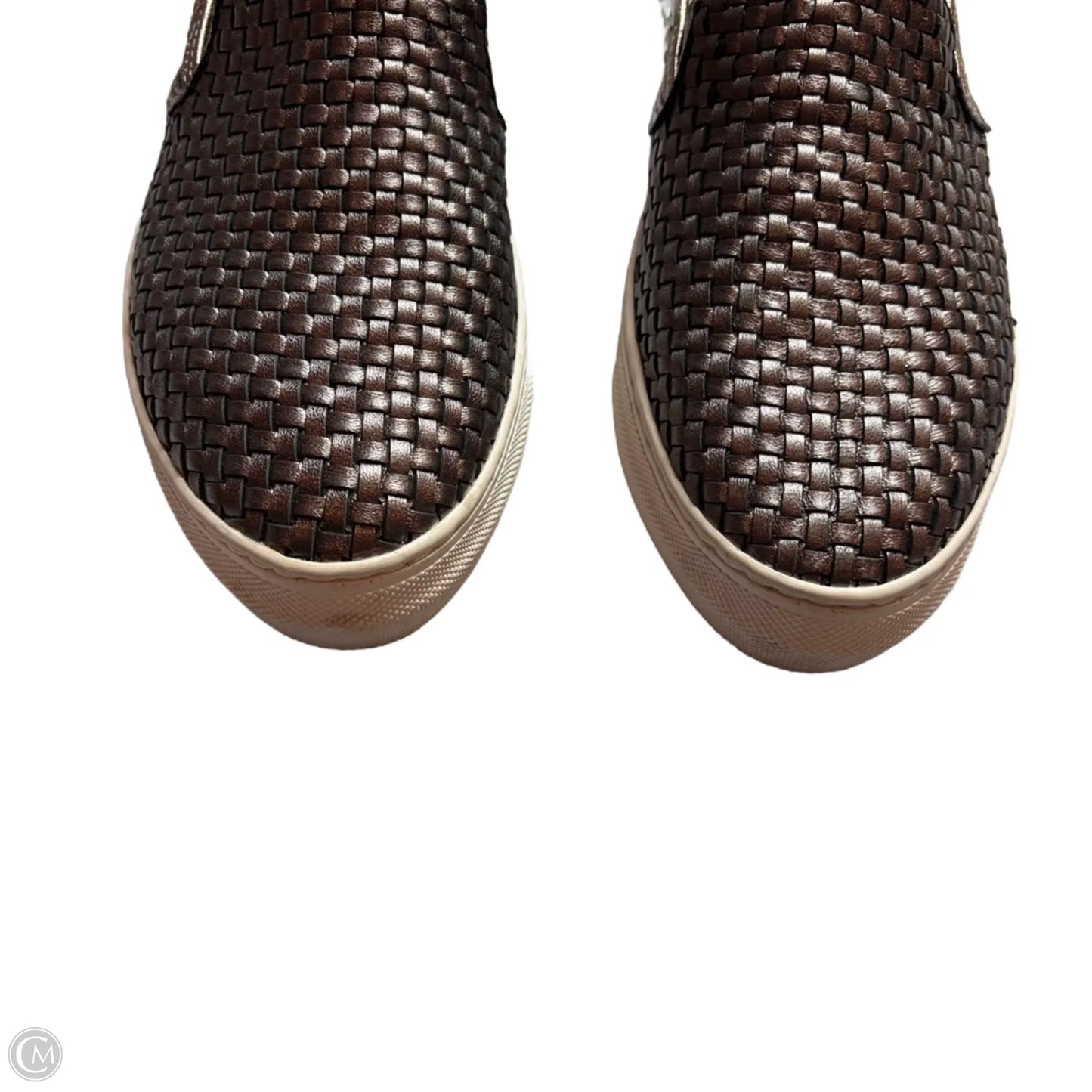 Shoes Sneakers By J Slides In Grey & White, Size: 8