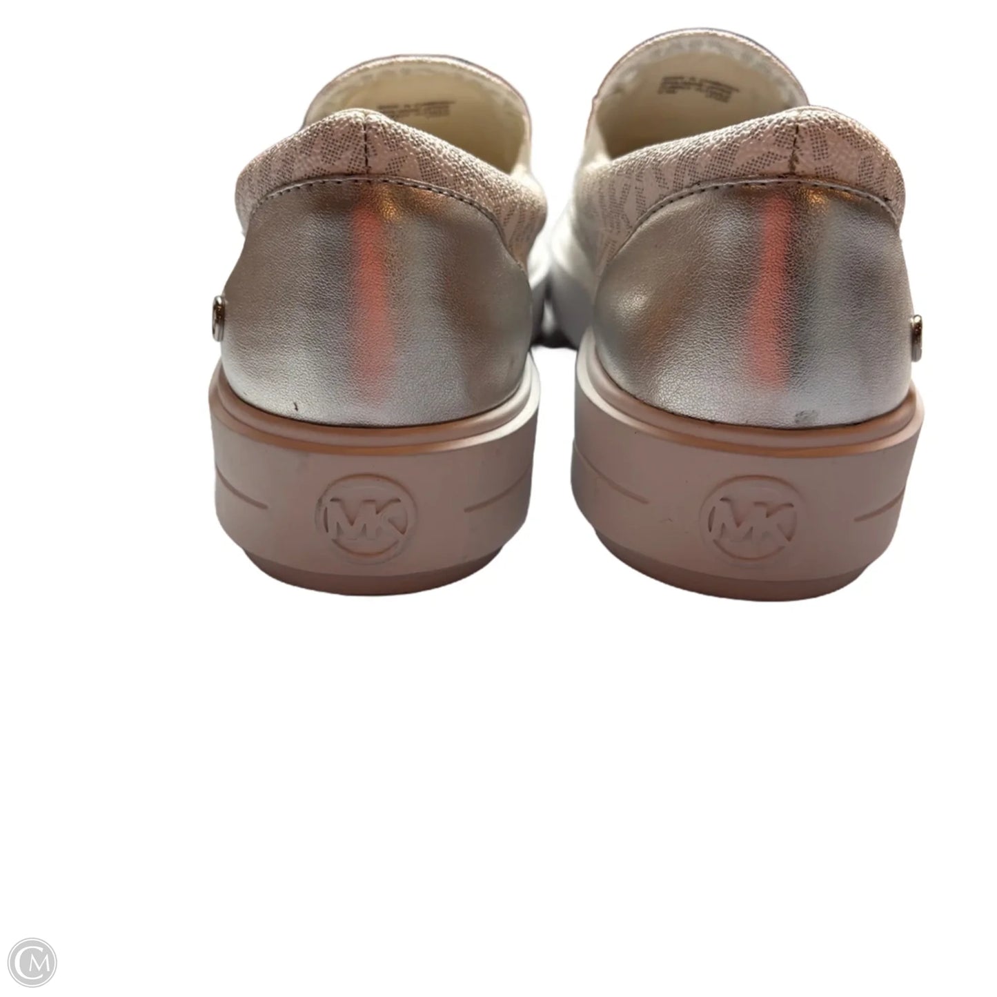 Shoes Sneakers By J Slides In Grey & White, Size: 8