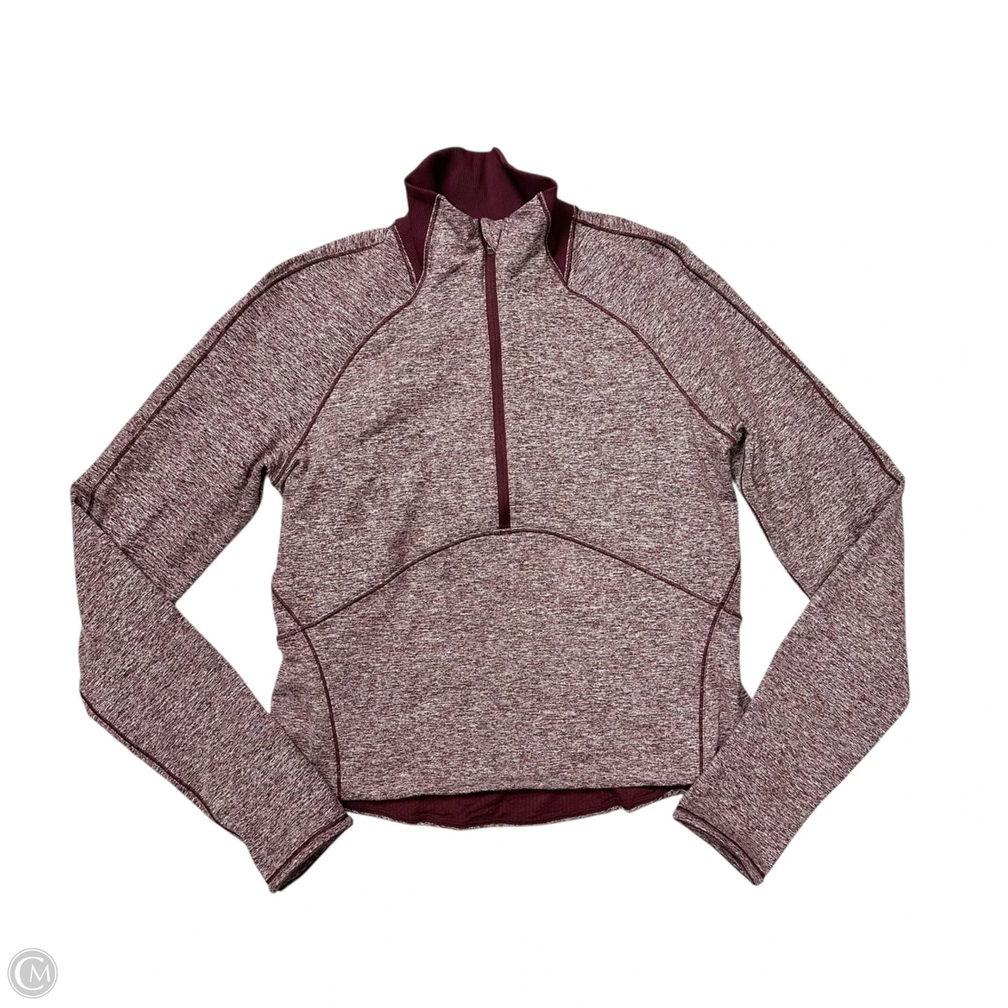 Athletic Jacket By Lululemon In Purple, Size: M