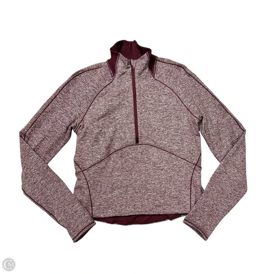 Athletic Jacket By Lululemon In Purple, Size: M