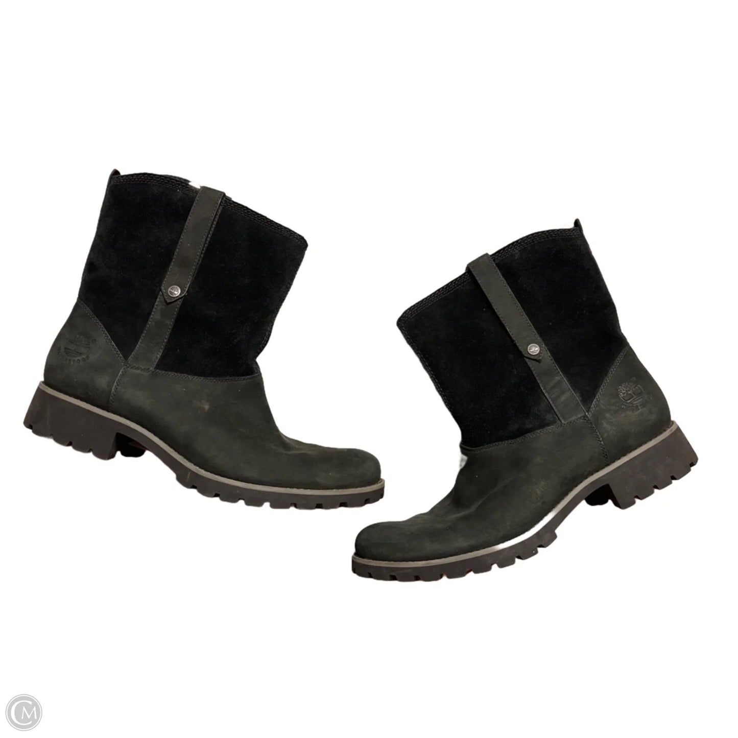 Boots Ankle Flats By Timberland In Black, Size: 10