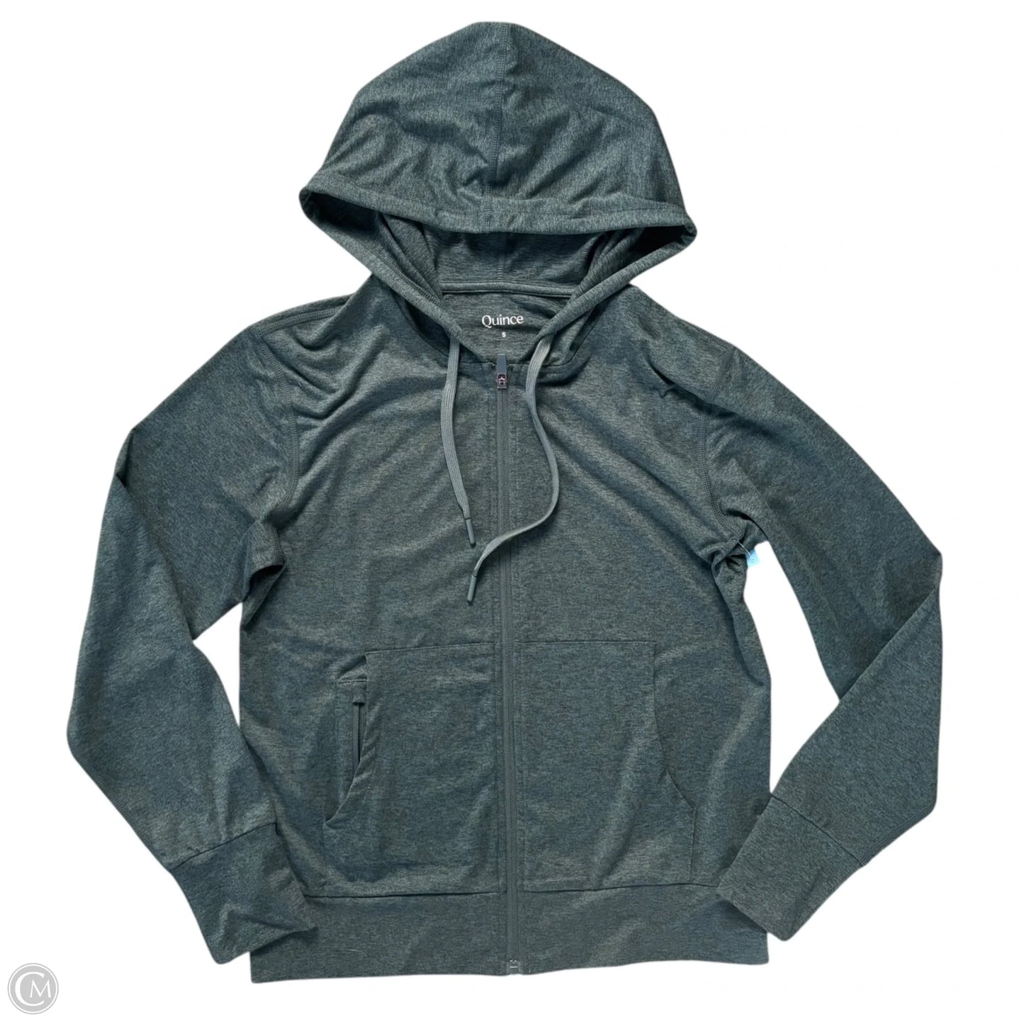 Athletic Jacket By Quince In Green, Size: S