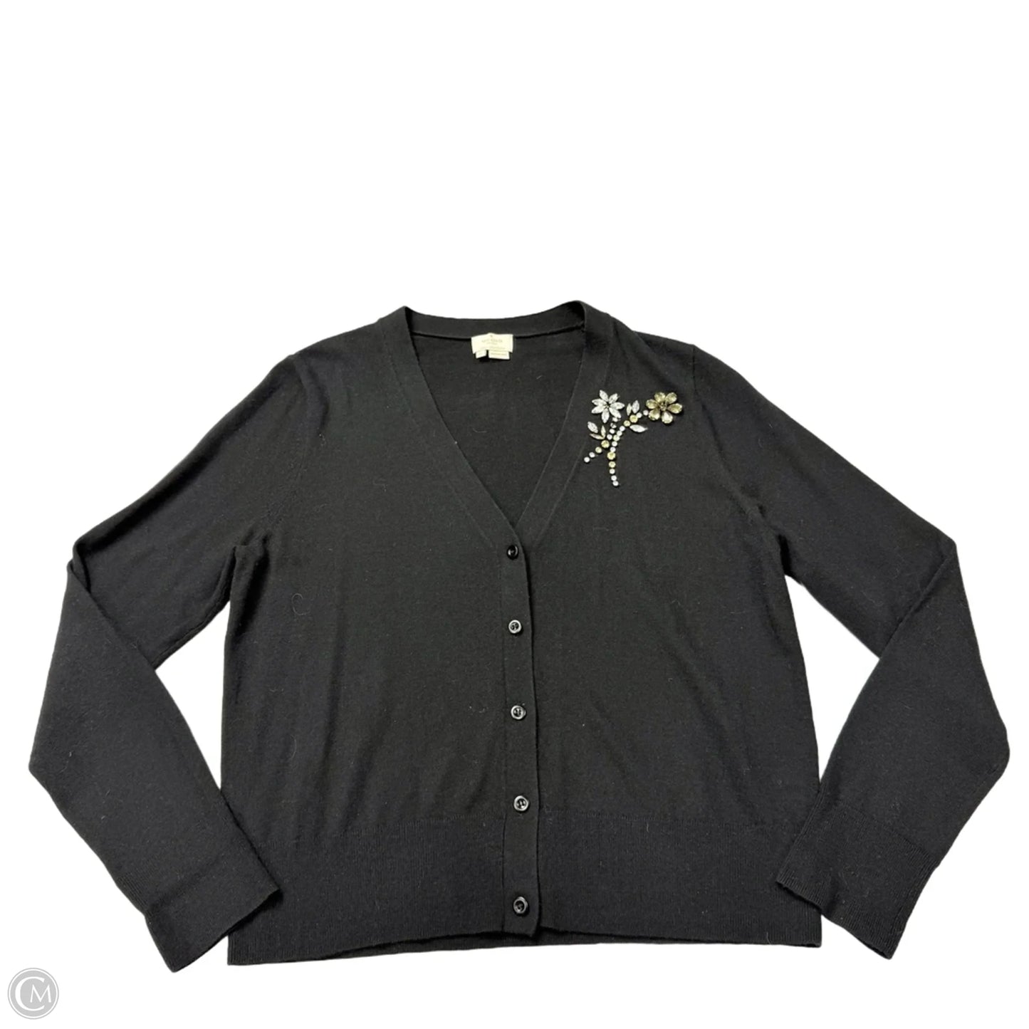 Cardigan Designer By Kate Spade In Black, Size: Xl