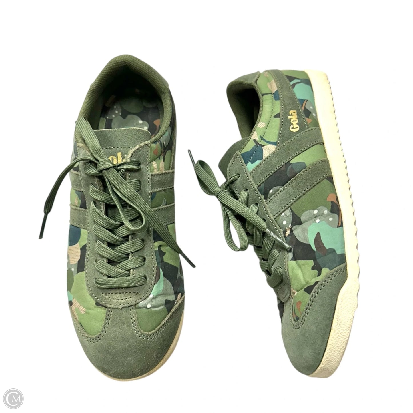 Shoes Sneakers By Gola In Camouflage Print, Size: 5