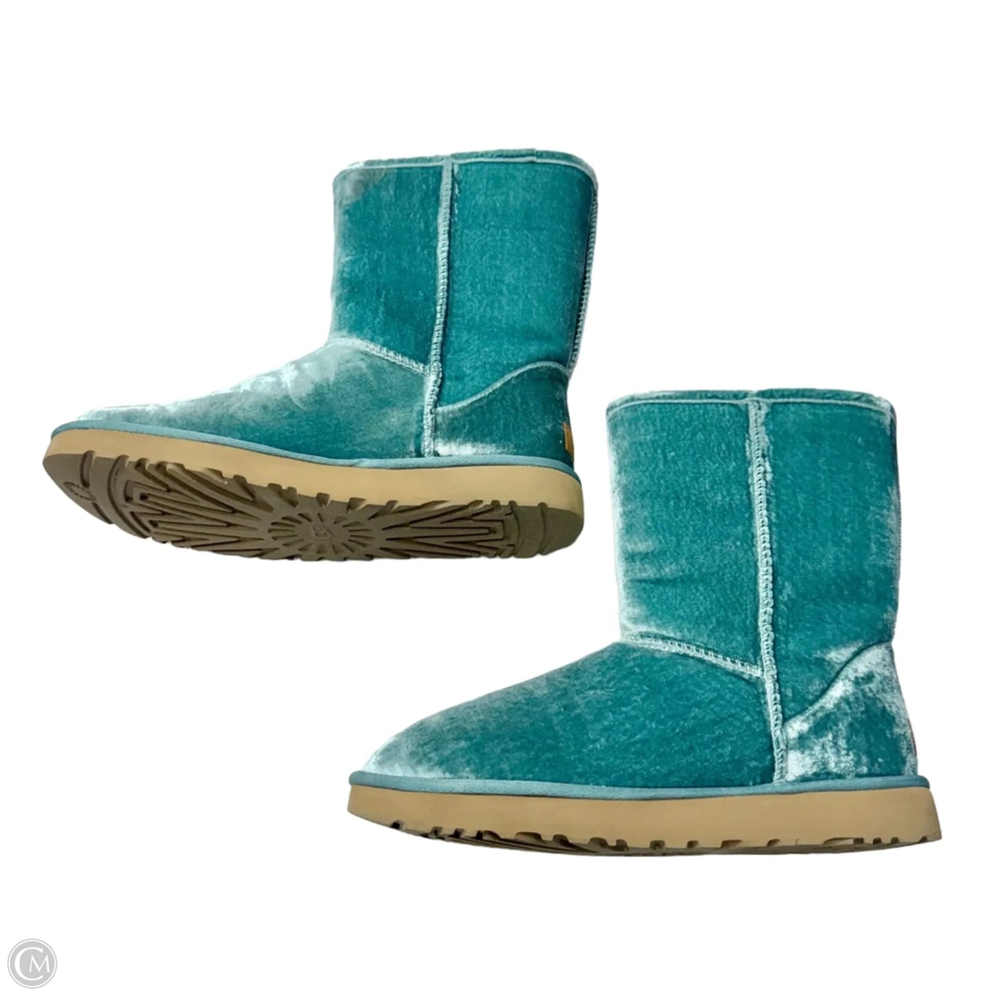 Boots Designer By Ugg In Blue, Size: 11