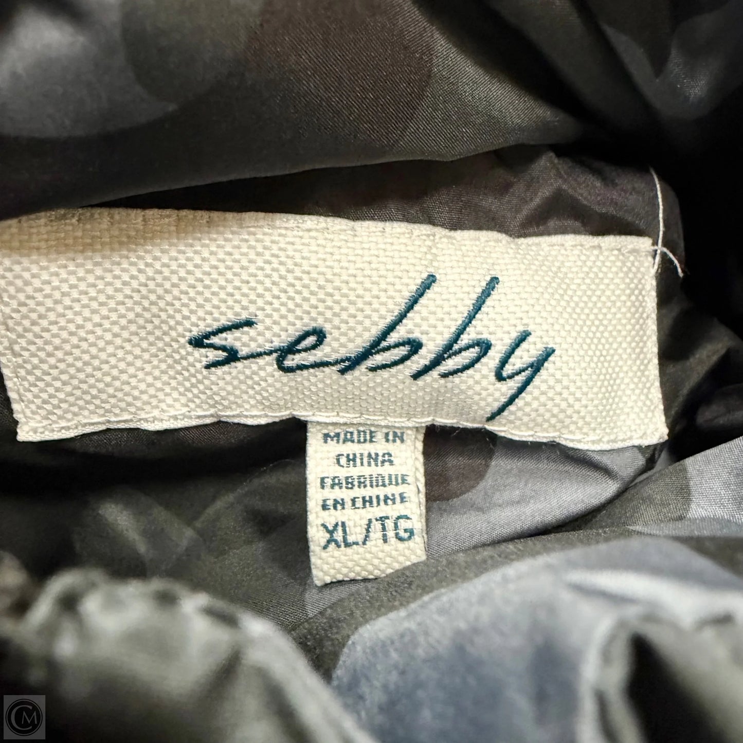 Coat Puffer & Quilted By Sebby In Camouflage Print, Size: Xl