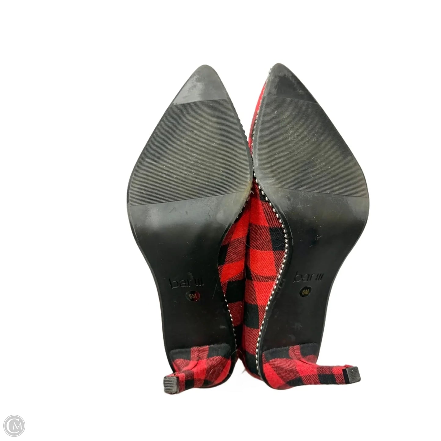 Shoes Heels Stiletto By Bar Iii In Black & Red, Size: 6