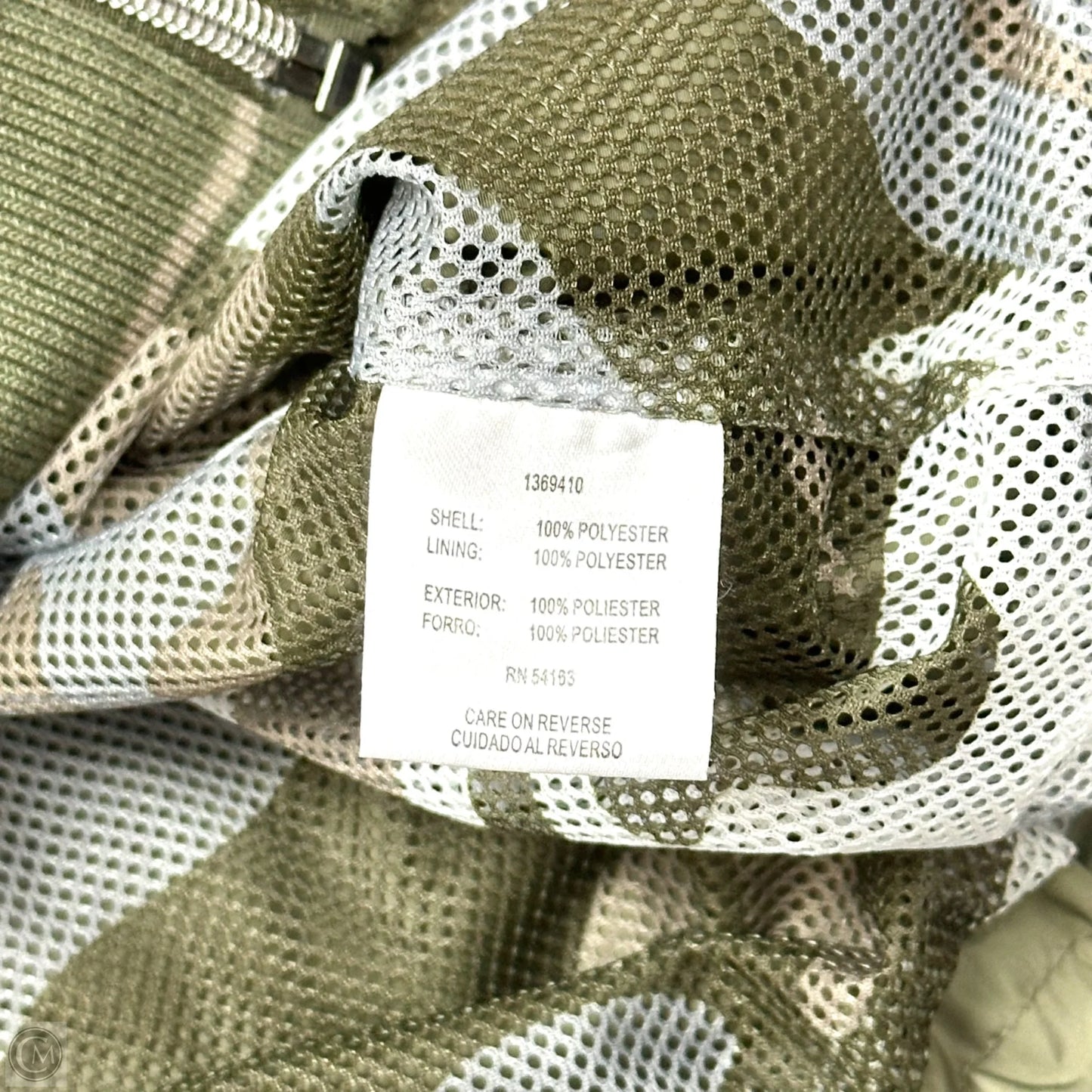 Jacket Windbreaker By Dkny In Green, Size: L