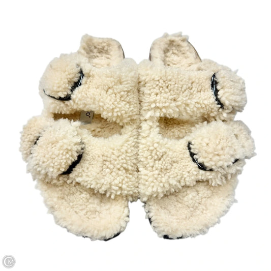 Sandals Flats By Papillio by Birkenstock In Cream, Size: 6.5