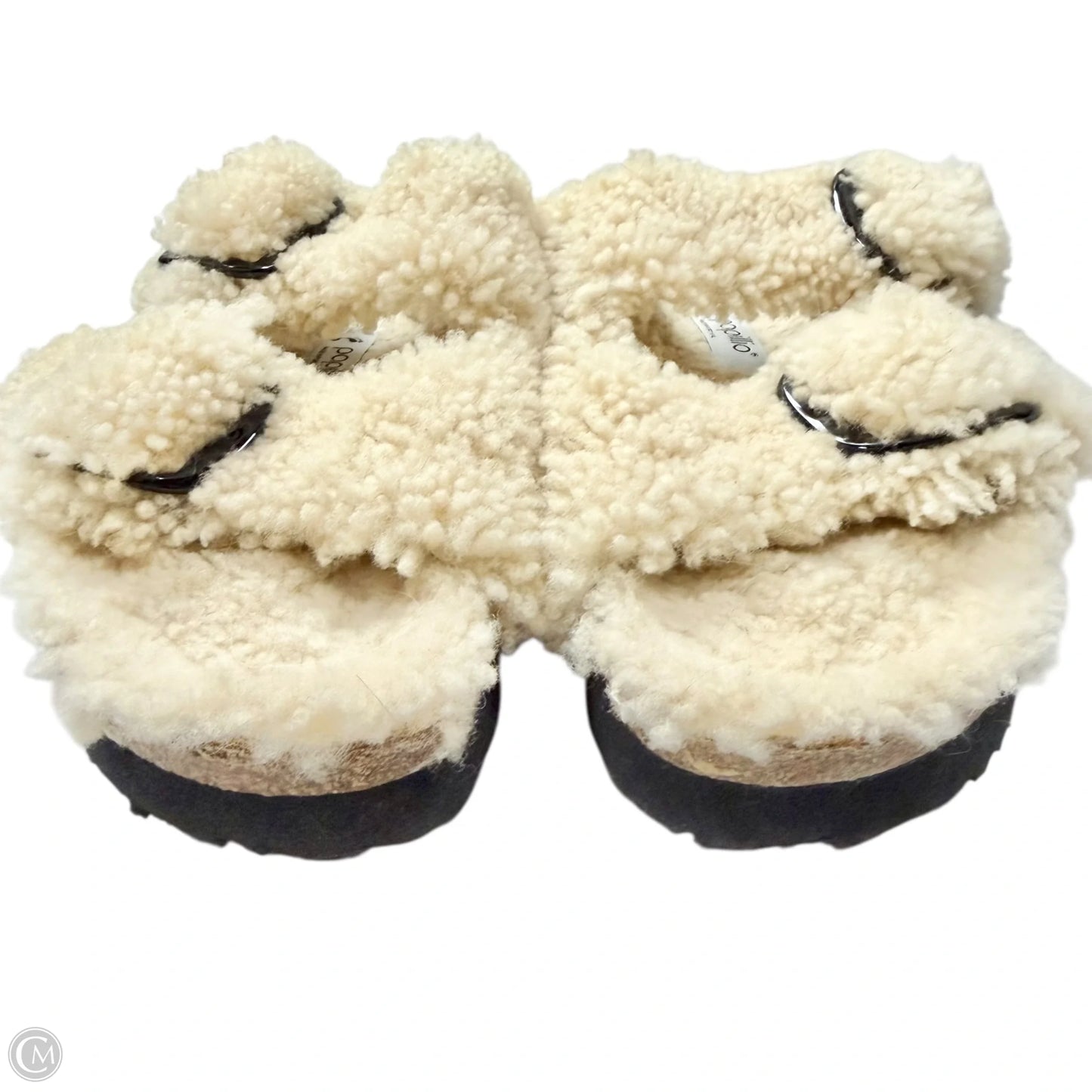 Sandals Flats By Papillio by Birkenstock In Cream, Size: 6.5