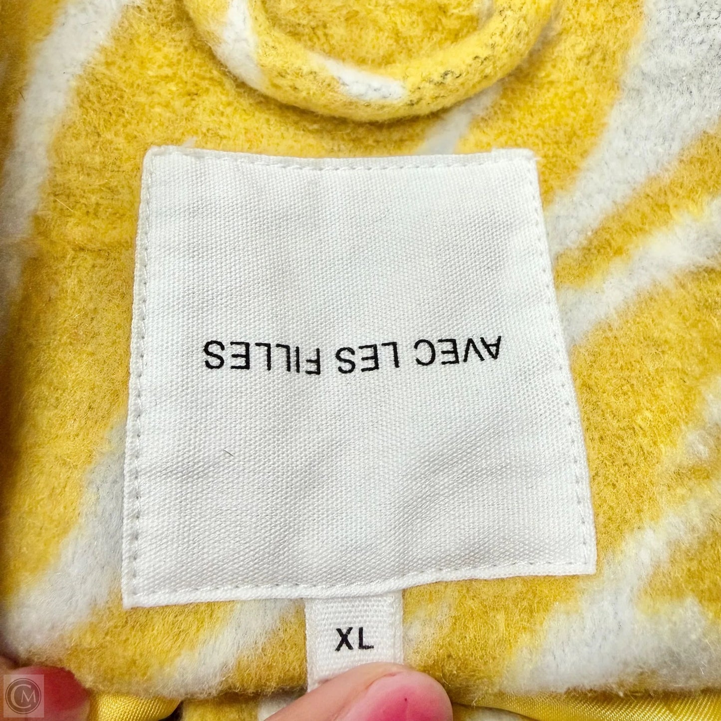 Jacket Shirt By Avec Les Filles In Zebra Print, Size: Xl