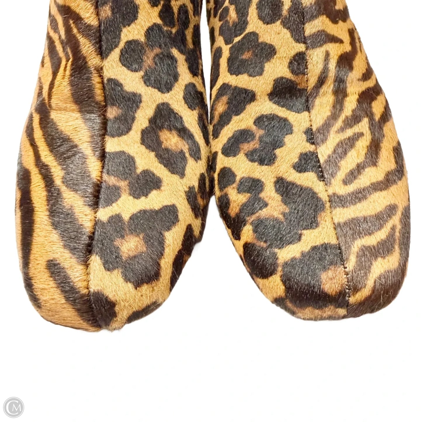 Boots Ankle Heels By Splendid In Animal Print, Size: 9