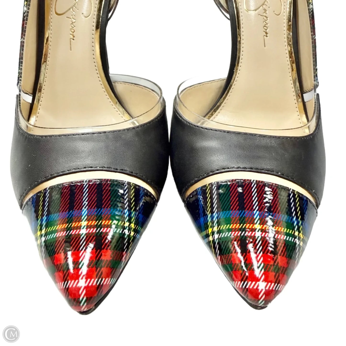 Shoes Heels Stiletto By Jessica Simpson In Multi-colored, Size: 8.5