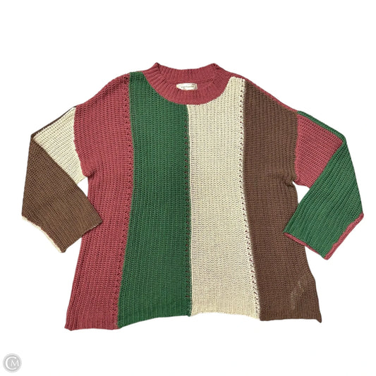 Sweater By Band Of Gypsies In Multi-colored, Size: L