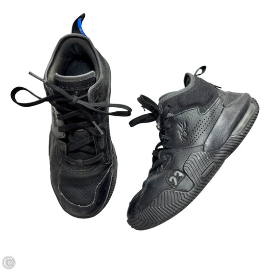 Shoes Luxury Designer By Jordan In Black, Size: 6.5